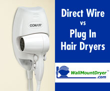 ​What’s the Difference between Hardwired vs Plug In Hair Dryers?
