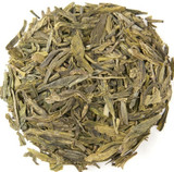 uure Organic Legendary Dragonwell Green Tea Closeup