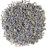 uure Blue Lavender Herbal Tea Closeup