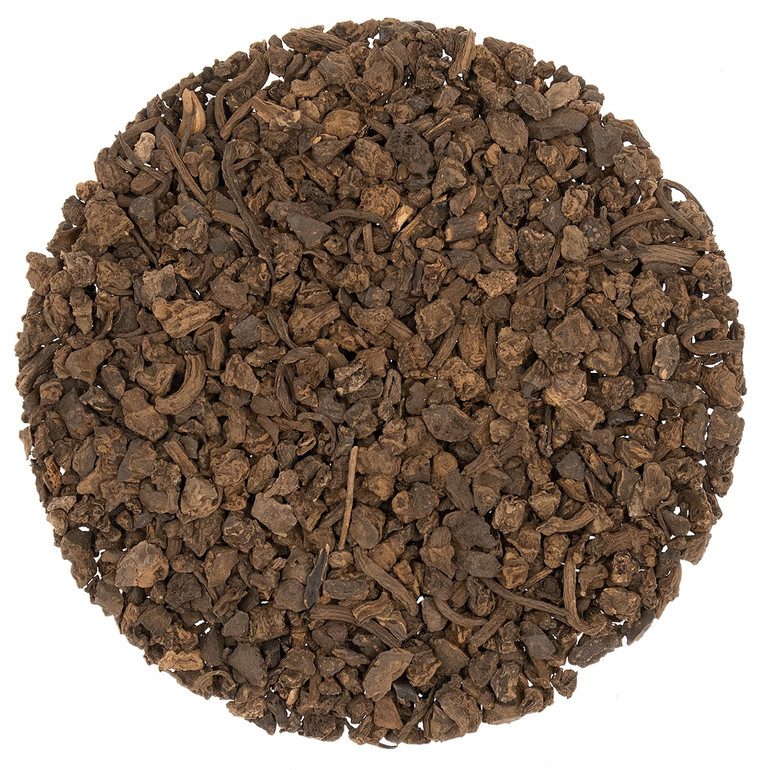 uure Organic Vibrant Valerian Root Herbal Tea Closeup