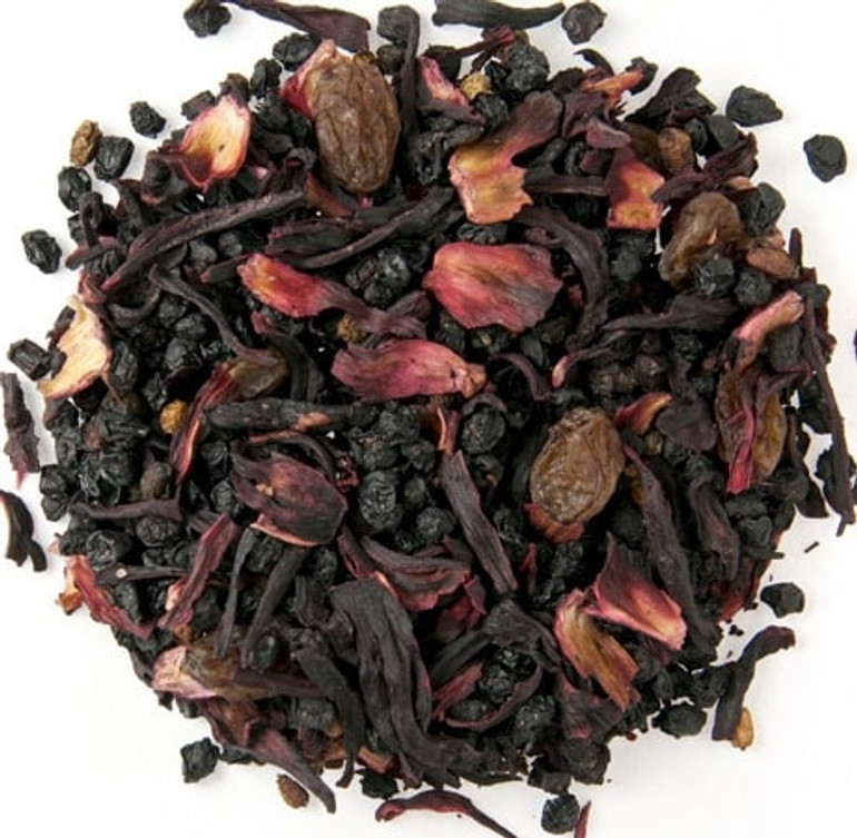 uure Organic Very Berry Herbal Tea Closeup