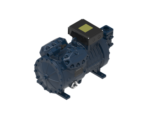 Dorin H1201CC H41 4-Cylinder Semi-Hermetic Compressor High Temp (HBP) 42.81m³/h Three Phase