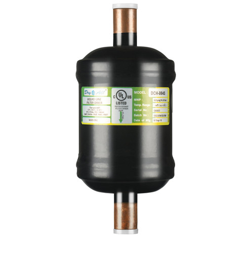 DryAll DMH-082S Filter Drier 8 cu in Liquid Line 1/4" Solder