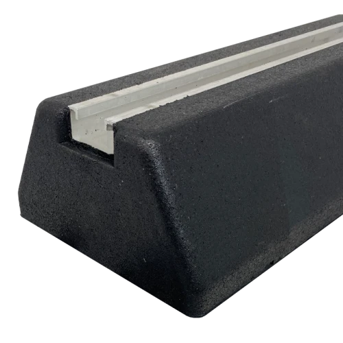 Flexi Rubber Foot - 250mm With Strut (pair With fixings)