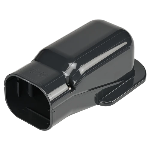 Wall Inlet - Trunking - 75mm - Black - ID-SW-75-K