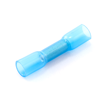 SWA 25BSL/HS Heatshrink Butt Splice Terminal Blue