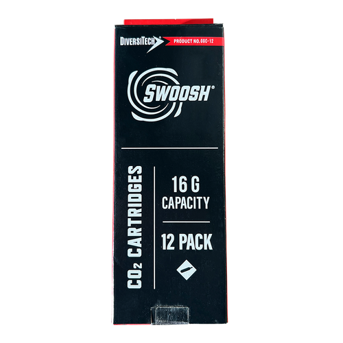 DiversiTech DrainGun CO₂ Replacement Cartridges 16g Pack of 12 GGC-12