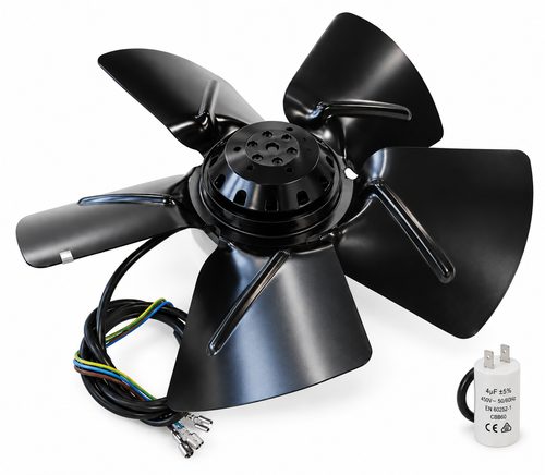 Zanotti 3MTV373 ebm-papst A4E330-AB16-21 330mm Sucker Condenser Fan Motor with Capacitor