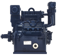 Dorin 1HVS Open Type Reciprocating Compressor with Flywheel 6.64m³/h 2-Cylinder
