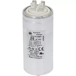 Capacitor 25µF 450V 50/60Hz - Run