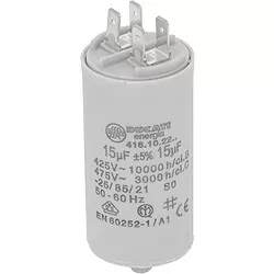 Capacitor 15µF 450V 50/60Hz - Start/Run