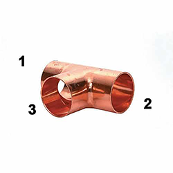 Copper Tee 7/8"