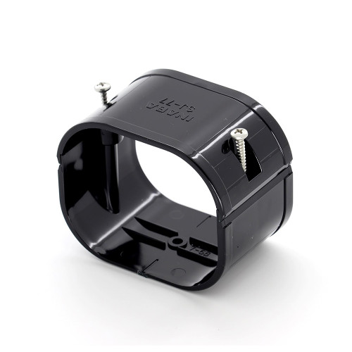 Connection Piece - Trunking - 75mm - Black- ID-SJ-75-K