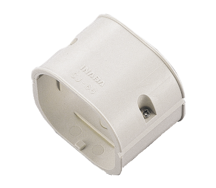 Connection Piece - Trunking - 75mm - White- ID-SJ-75-W