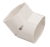 Elbow Bend - 45 Deg - Trunking - 75mm - Ivory - ID-SCF-75-I