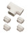 T Joint - Trunking - 75mm - Ivory - ID-ST-75-I
