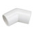 Overflow Elbow - 45 Deg - 3/4" - 22mm