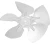 Fan Blade 172mm / 28mm Bore (7") Sucker