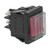 Comelux Red Illuminated Bipolar Rocker Switch – 16A 250V