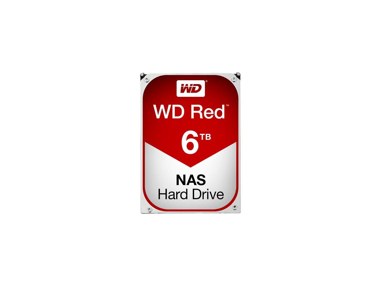 WD Red WD60EFRX 6TB IntelliPower 64MB Cache SATA 6.0Gb/s 3.5" Hard Drive Bare Drive Refurbished TechnoDeals USA