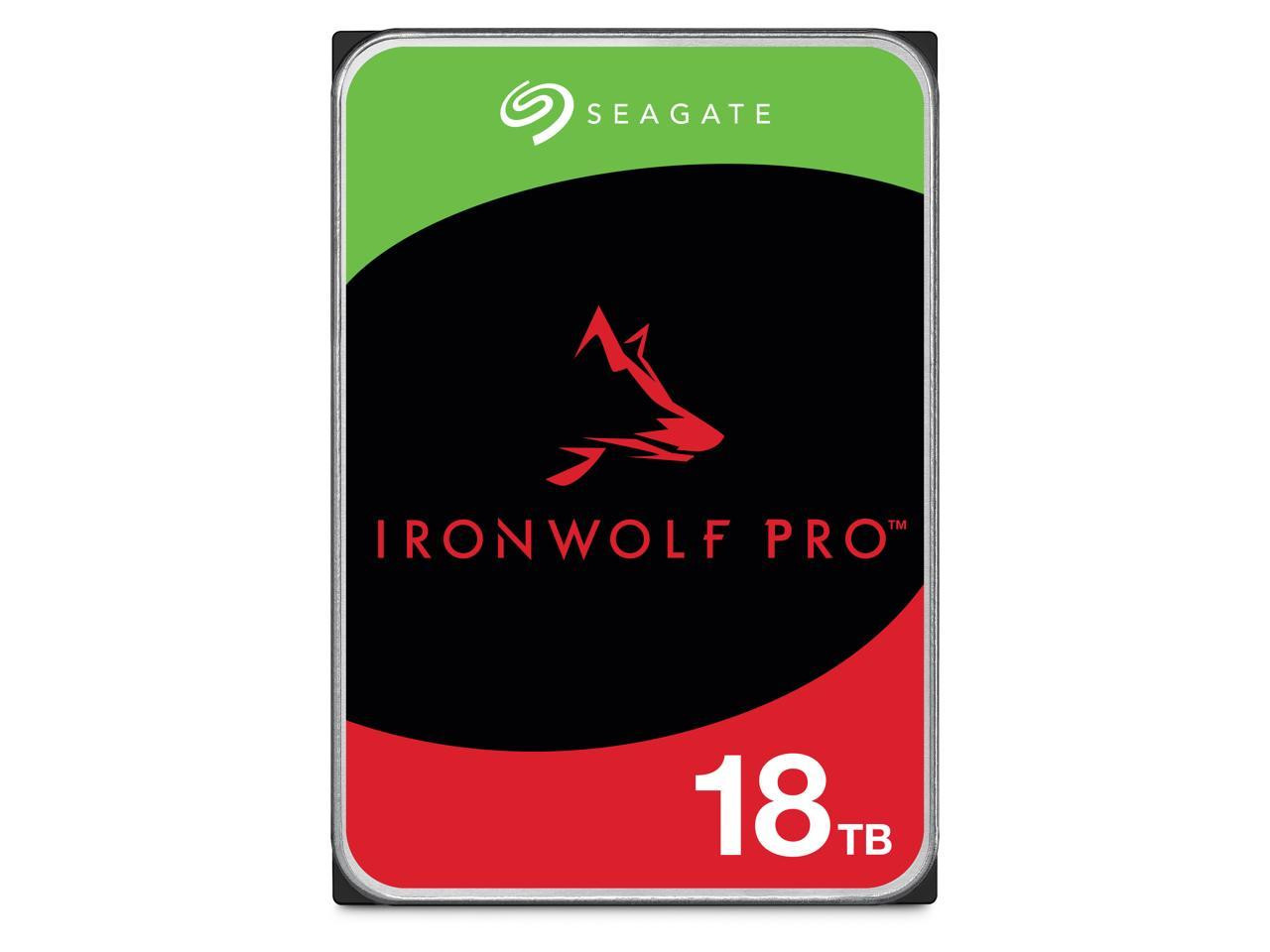 Seagate IronWolf Pro 10TB NAS Hard Drive 7200 RPM 256MB Cache CMR SATA  6.0Gb/s 3.5 Internal HDD ST10000NE0008 