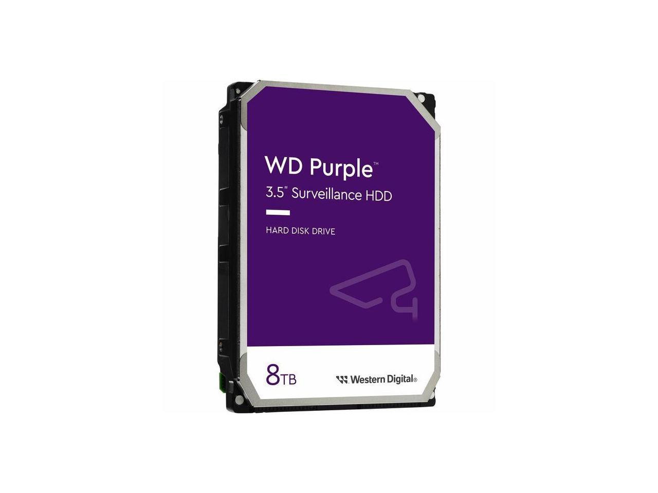 WD 8TB WD Purple Surveillance Internal Hard Drive HDD - SATA