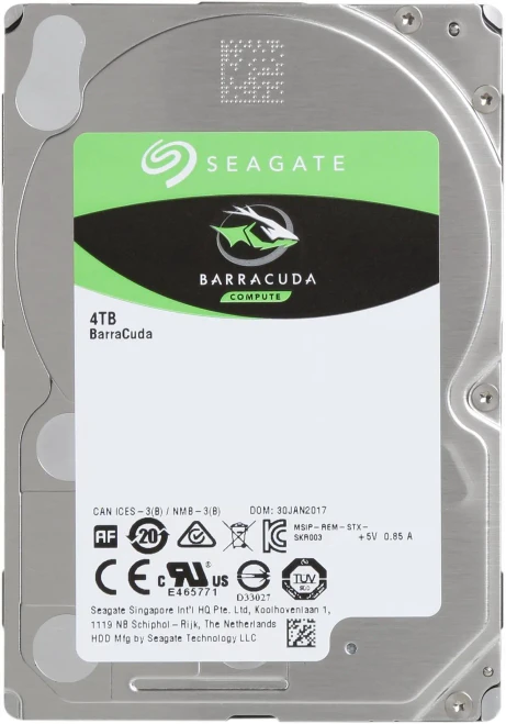 Seagate ST4000LM024 4TB BarraCuda 5400 RPM 128MB Cache SATA 6.0Gb/s 2.5" 15mm Laptop Internal Hard Drive