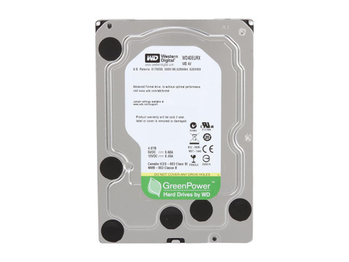 WD WD40EURX AV-GP WD40EURX 4 TB Hard Drive - 3.5" Internal - SATA (SATA/600)