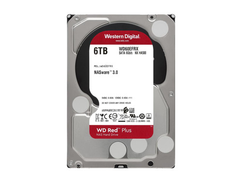 WD Red Plus 6TB NAS Hard Disk Drive - 5400 RPM Class SATA 6Gb/s