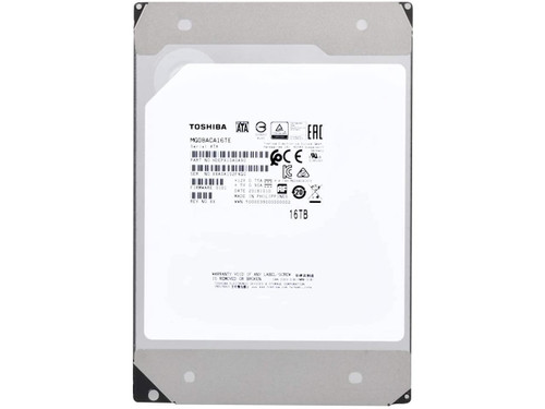 Toshiba 16TB Enterprise HDD SATA 6.0Gb/s 512e 7200 RPM 512MB Cache