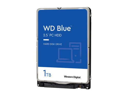 WD Blue 1TB 5400 RPM 128MB Cache SATA 6.0Gb/s 2.5" Mobile Hard Drive WD10SPZX