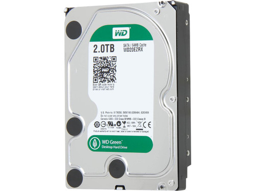 Western Digital WD Green WD20EZRX 2TB IntelliPower 64MB