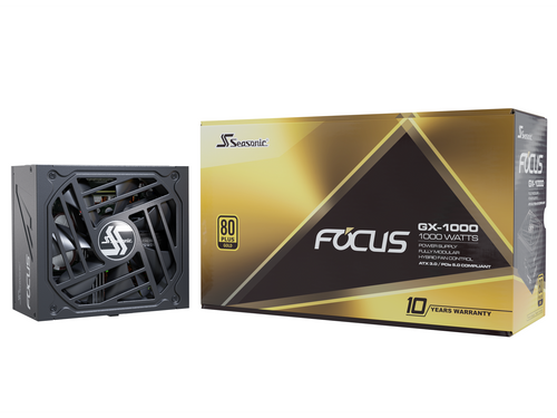 Seasonic Vertex GX-1000 1000W Power Supply - 80+ Gold, ATX 3.0 & PCIe 5.0 Ready, Fully Modular
