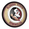 Florida State Seminoles: Round Slimline Lighted Wall Sign