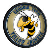 Georgia Tech Yellow Jackets: Mascot Round Slimline Lighted Wall Sign