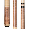 Lucasi Custom Antique Stained & Natural Birdseye Wrapless Cue