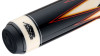 Predator LE True Splice 16 Pool Cue - Ebony with Red/Orange Points - Leather Wrap (comes with 12.4 or 11.8 REVO Radial shaft)