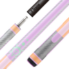 Poison Candy Sugar Pool Cue with Venom Carbon Fiber Shaft - NW- Peach/Lavender