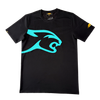 Predator Black/Teal Cat Head T-Shirt