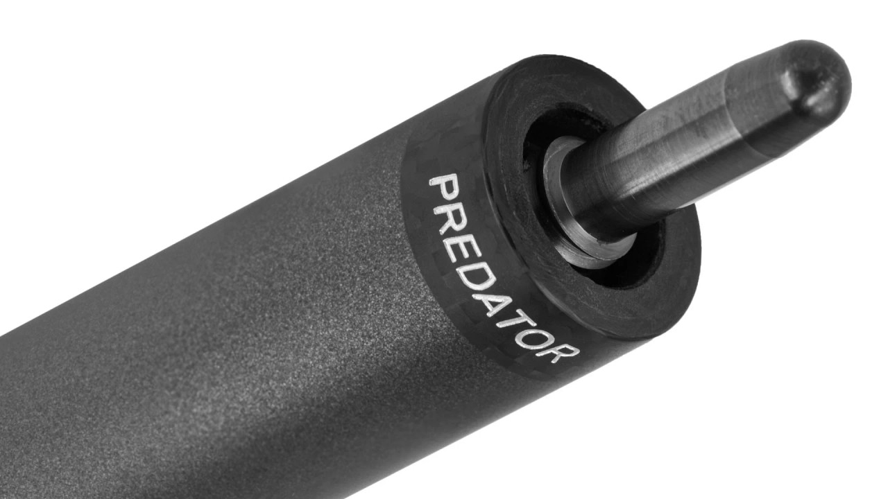 Predator P3 Metallic Grey Pool Cue - No Wrap (With 11.8mm REVO Uni