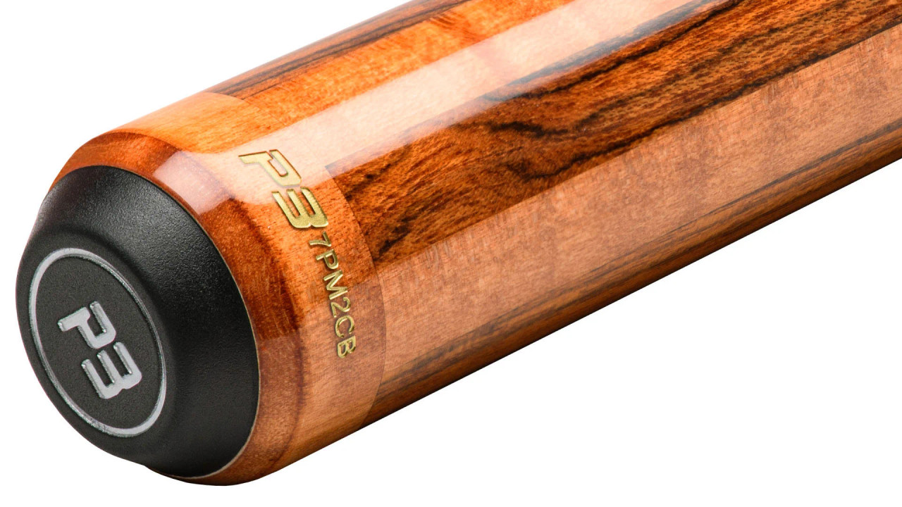 Predator P3 Aura Golden Stained Curly Maple & Bocote Pool Cue - No