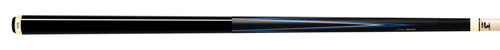 Predator 4 Point Sneaky Pete Black/Blue Points No Wrap Pool Cue