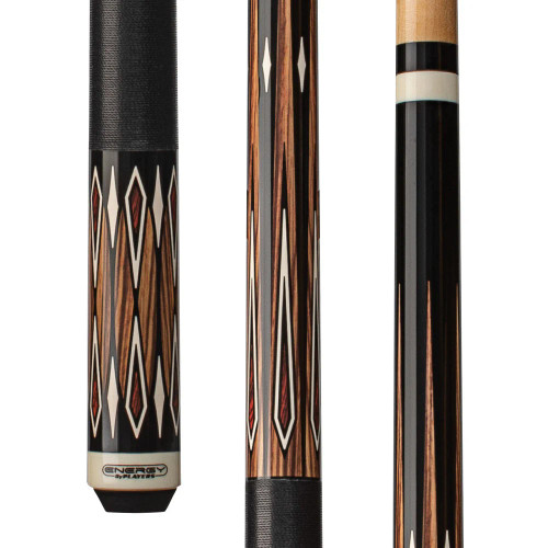 Energy By Players Natural Maple Sneaky Pete Cue With Black Linen Wrap