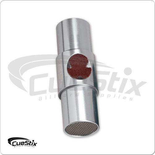 TipMaster 3 in 1 Aluminum Pool Cue Tip Tool - Silver