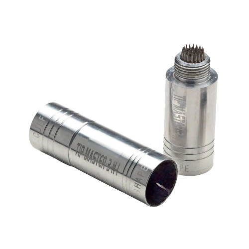 TipMaster 3 in 1 Aluminum Pool Cue Tip Tool - Silver TipMaster 3 in 1 Aluminum Pool Cue Tip Tool - Silver