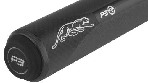 Predator P3 Metallic Grey Pool Cue - No Wrap (With 11.8mm REVO Uni-loc)