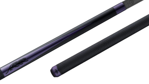 Predator P3 Metallic Grey Pool Cue - Leather Luxe Wrap (With 12.4