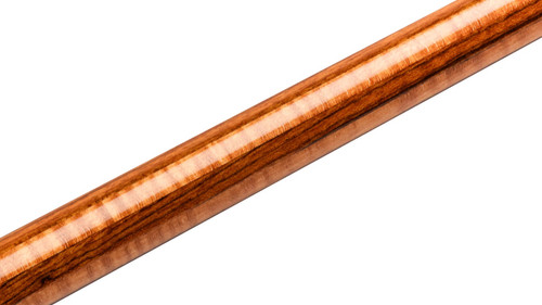 Predator P3 Aura Golden Stained Curly Maple & Bocote Pool Cue - No Wrap (WITH 12.4MM REVO SHAFT)