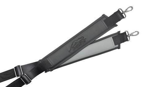 Predator Roadline Gray/Black Hard Cue Case - Double Straps - 2 Butts x 4 Shafts