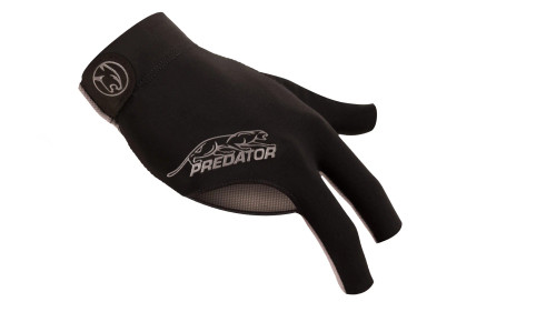 Predator Second Skin Black/Grey Billiard Glove - Right Hand (L/XL)